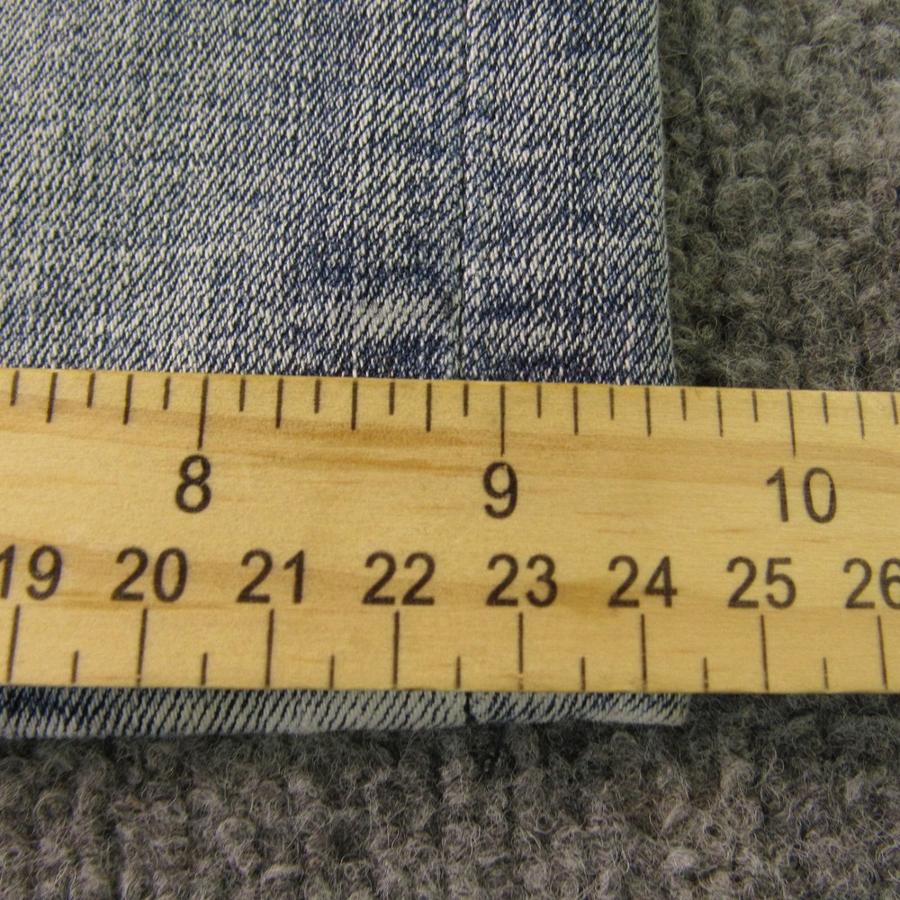 BKE Seth Jeans Men 36x34 Loose Blue Light Wash Straight Leg Stretch Thick Stitch - Picture 16 of 16